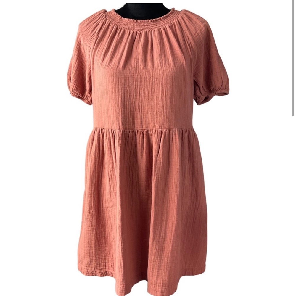 Universal Thread Short Sleeve Smocked Dress Small